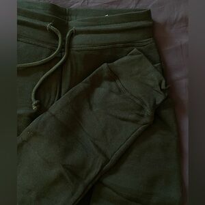 Good for Sunday Forest Green Joggers